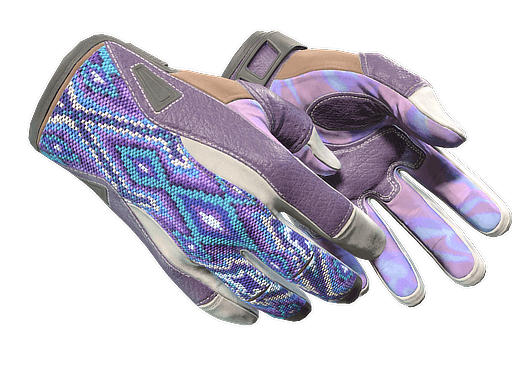 ★ Sport Gloves | Violet Beadwork (Minimal Wear)