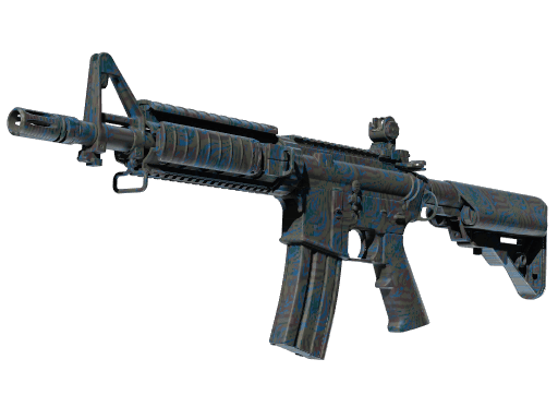 M4A4 | Dark Blossom (Well-Worn)