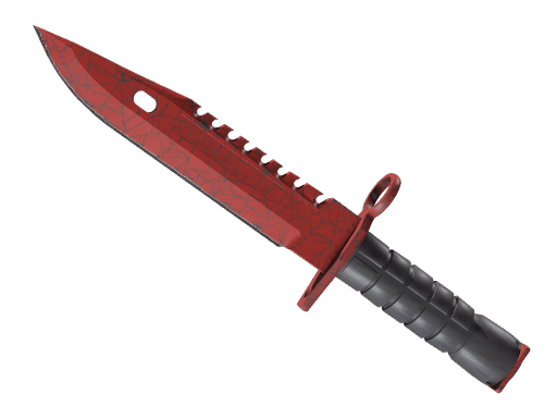 ★ M9 Bayonet | Crimson Web (Battle-Scarred)