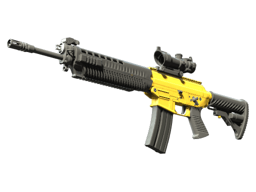 SG 553 | Bulldozer (Battle-Scarred)