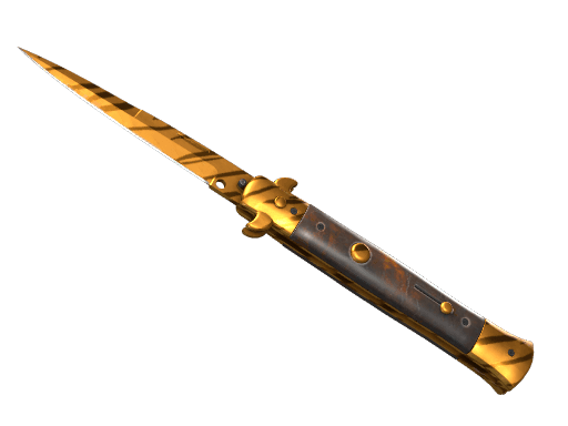★ Stiletto Knife | Tiger Tooth (Minimal Wear)