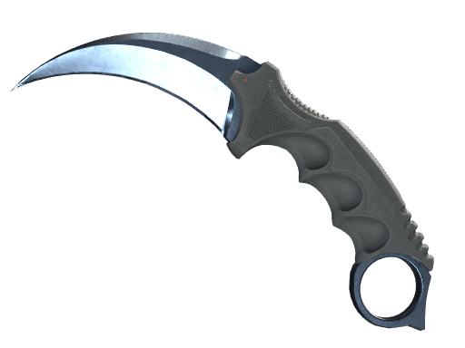 ★ Karambit | Blue Steel (Battle-Scarred)