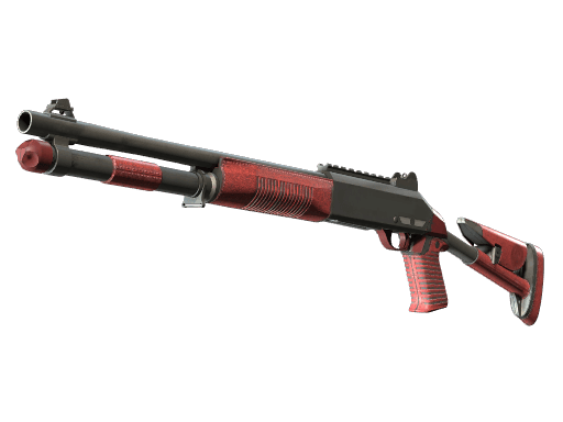 XM1014 | Red Leather (Battle-Scarred)