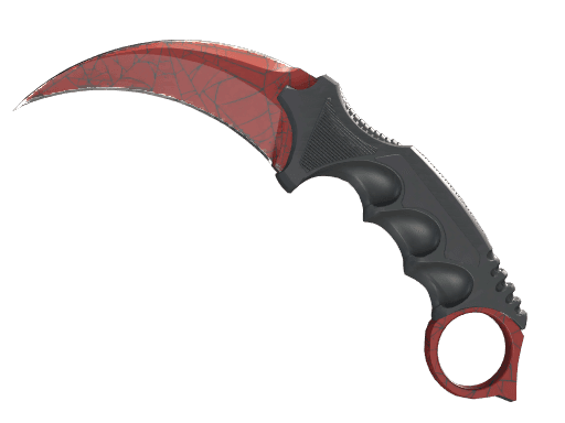 ★ Karambit | Crimson Web (Well-Worn)