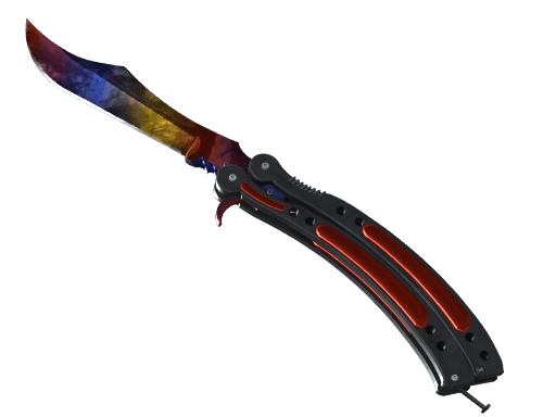 ★ Butterfly Knife | Marble Fade (Minimal Wear)