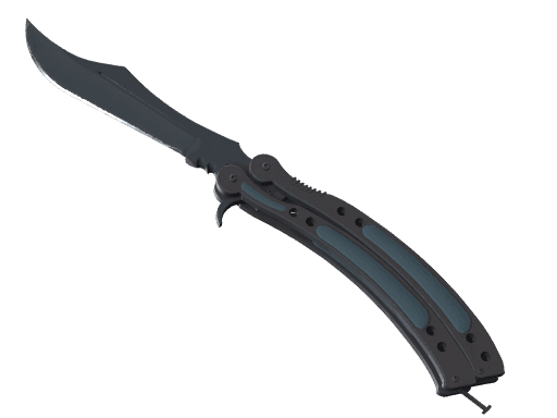 ★ Butterfly Knife | Night (Battle-Scarred)