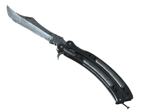 ★ Butterfly Knife | Damascus Steel (Well-Worn)
