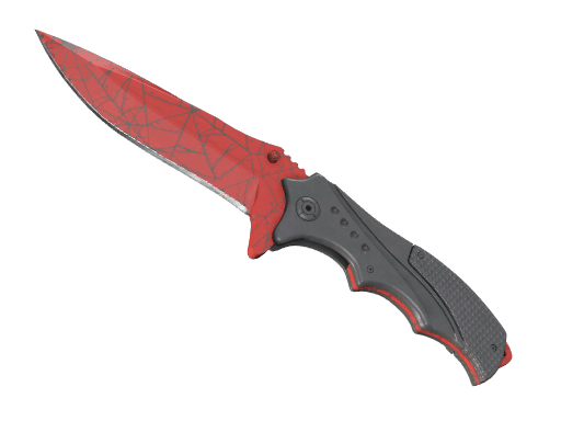 ★ Nomad Knife | Crimson Web (Well-Worn)