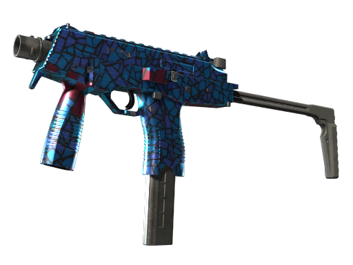 MP9 | Stained Glass (Battle-Scarred)